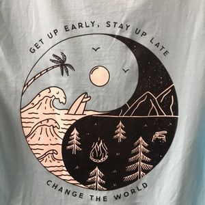 Dutch Bros “Get up early, stay up late” tshirt